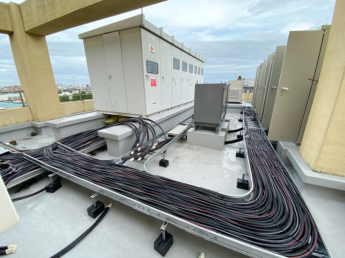 非常用受電設備と受電回路のイメージ