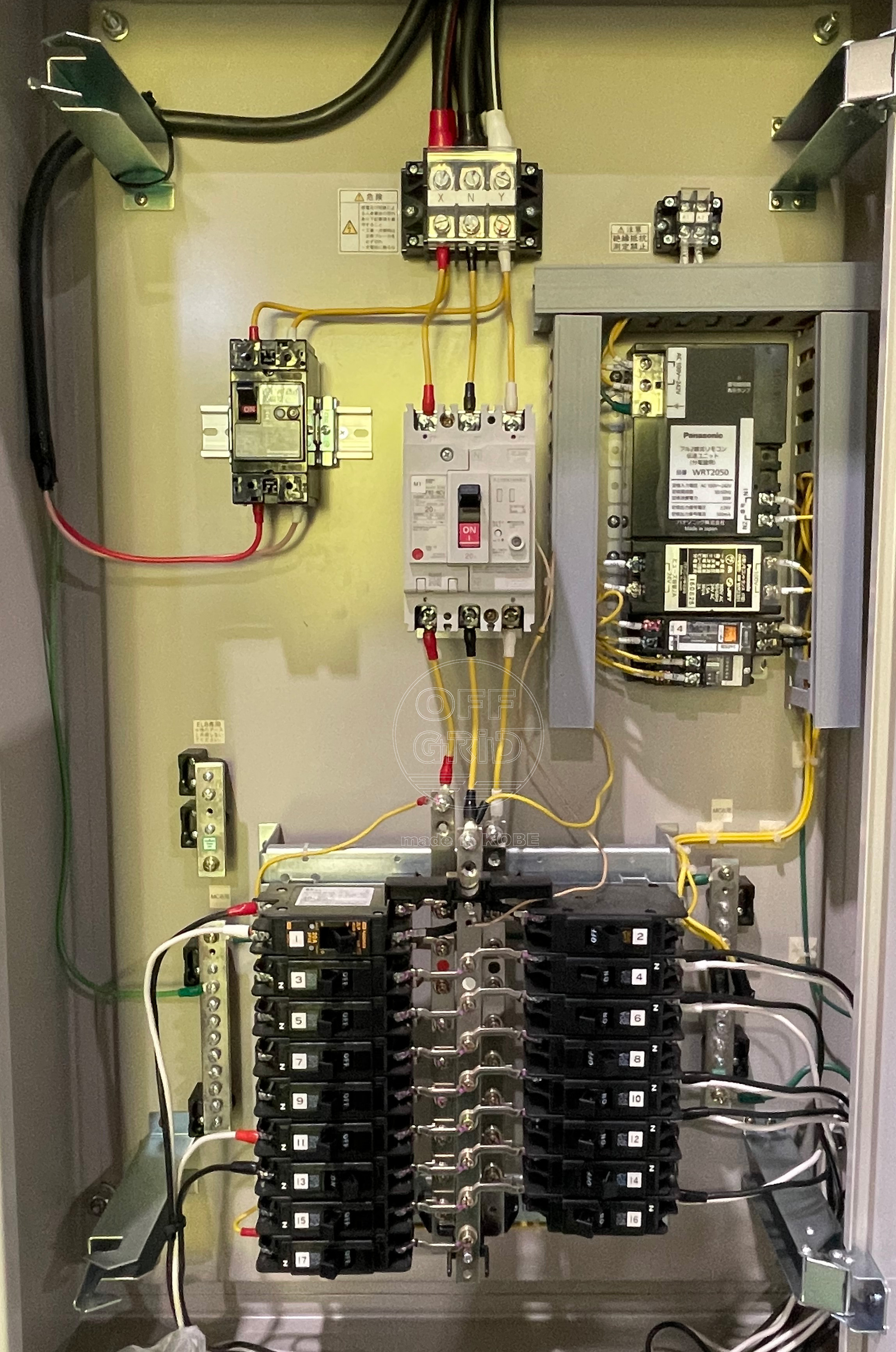 老朽設備ラインに可搬型UPSを追加した構成例