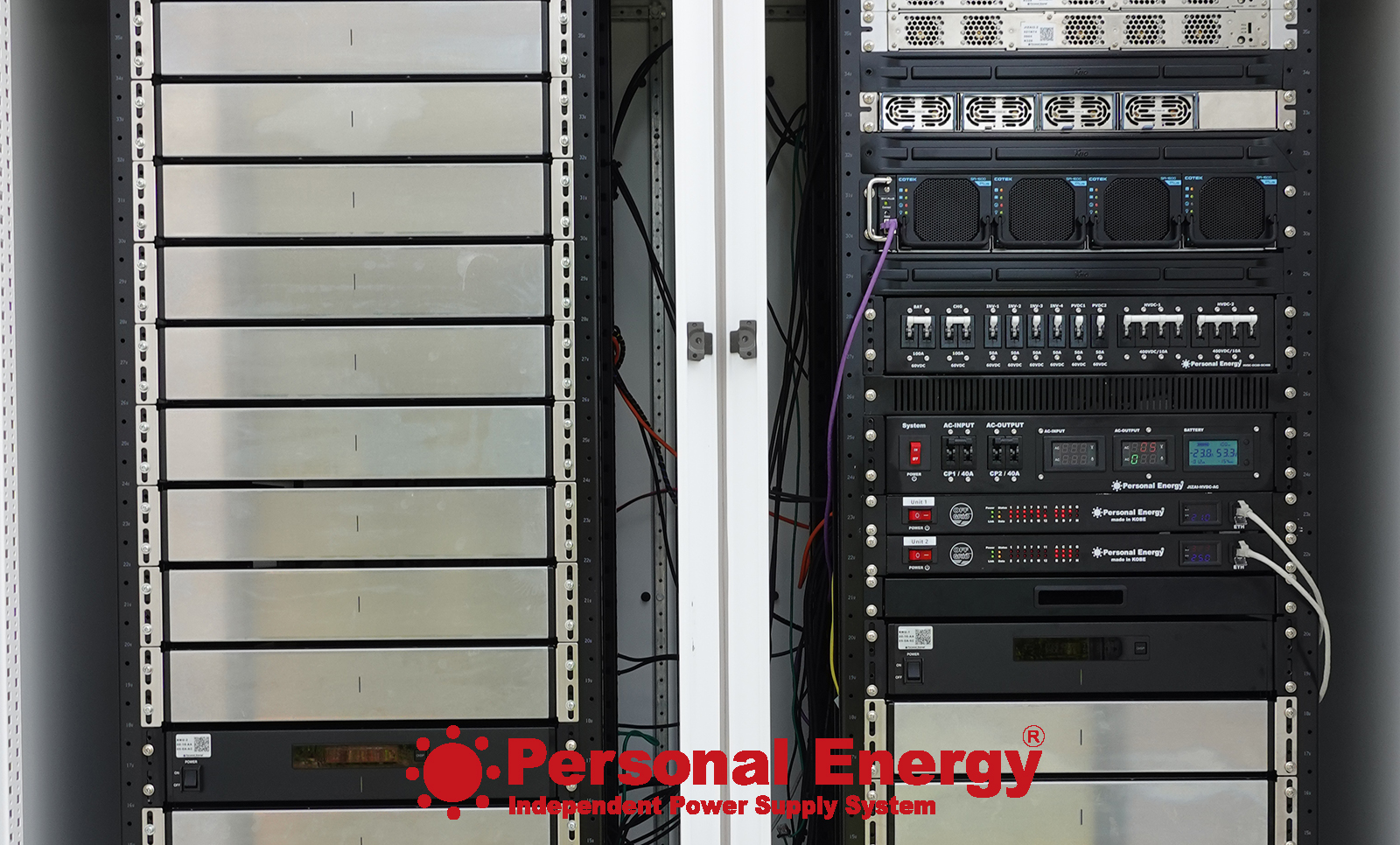 Conceptual architecture of an autonomous, distributed, asynchronous off-grid energy system